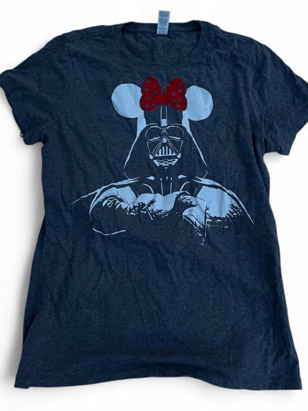 Disney Darth Vader Minnie Mouse grey t-shirt